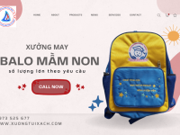 Xưởng may balo mầm non số lượng lớn theo yêu cầu uy tín tại TP.HCM