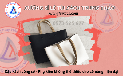 Cặp xách công sở - Phụ kiện không thể thiếu cho cô nàng hiện đại