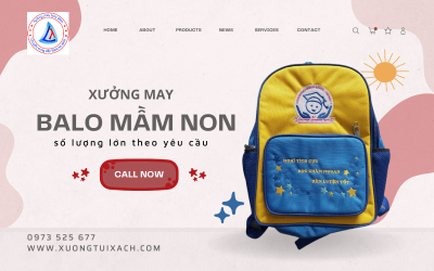 Xưởng may balo mầm non số lượng lớn theo yêu cầu uy tín tại TP.HCM