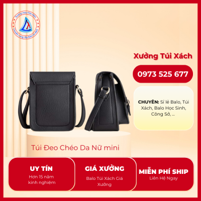 Túi Đeo Chéo Da Nữ mini 